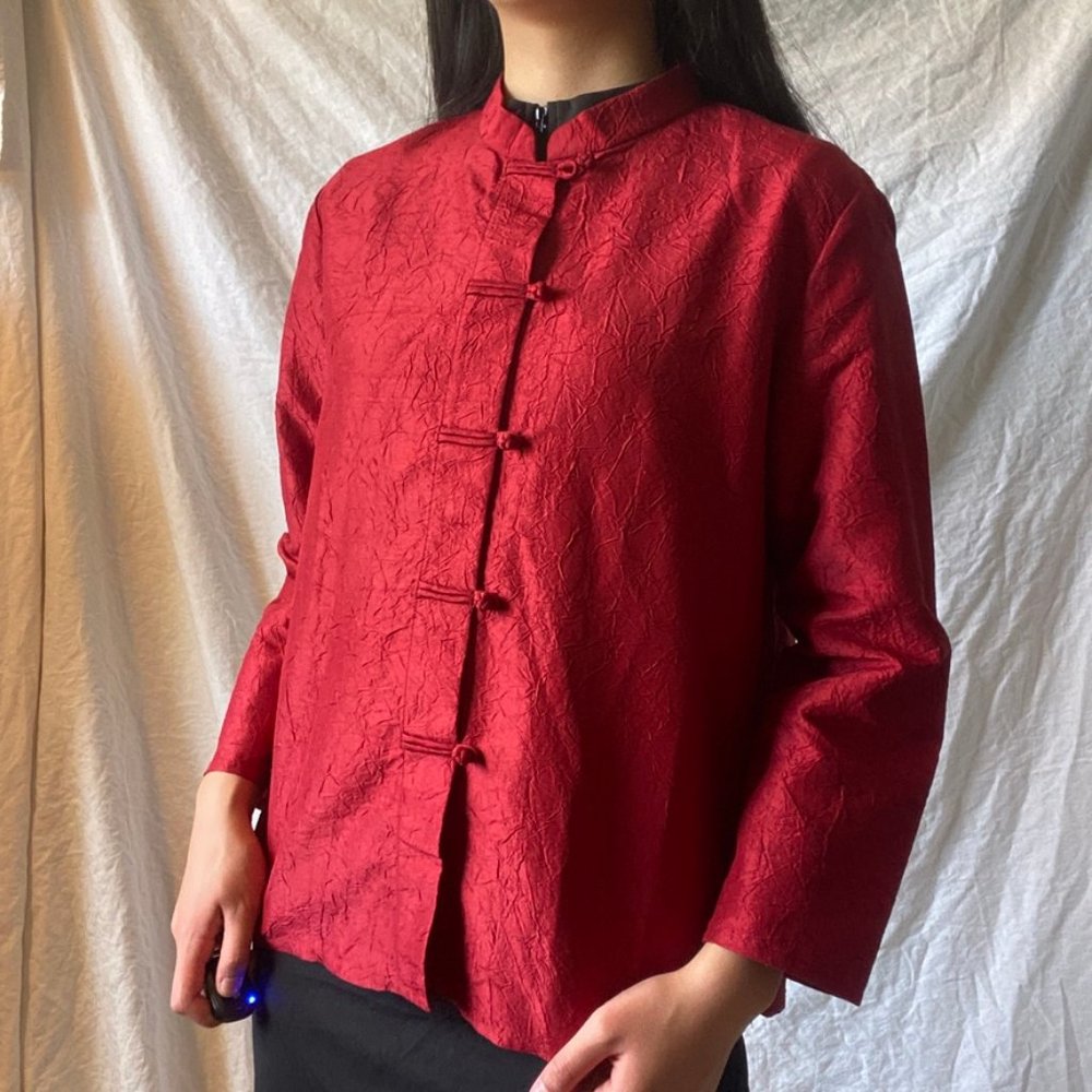 Silk Chinese Inspired Blouse